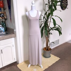 H&M Tan Racerback Tank Maxi Dress